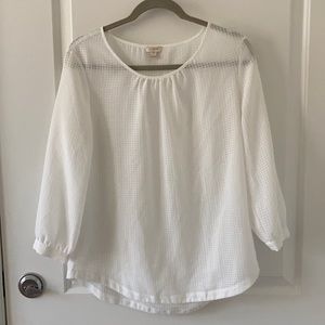 White jcrew top